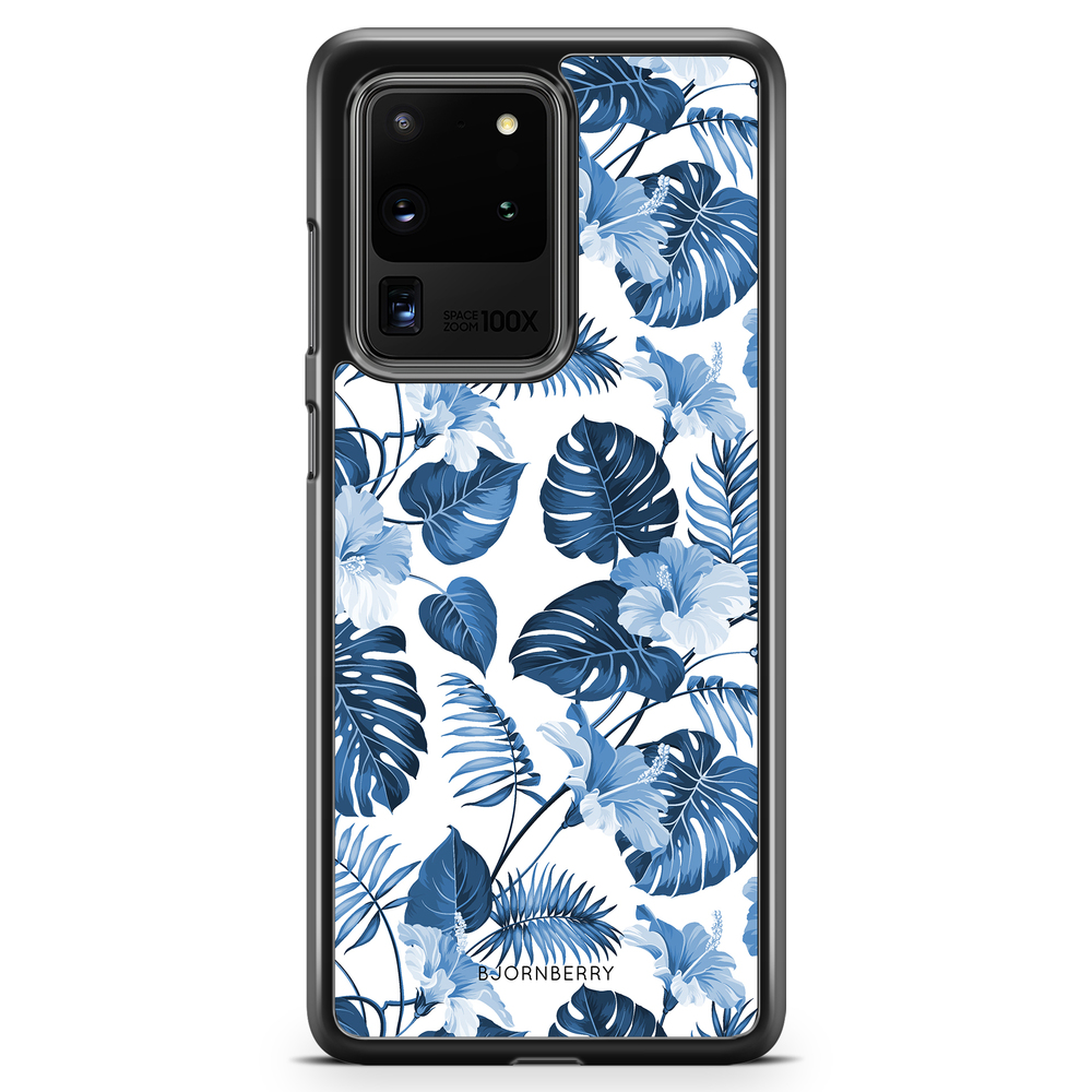 Samsung Galaxy S20 Ultra Skal - Blå Blommor