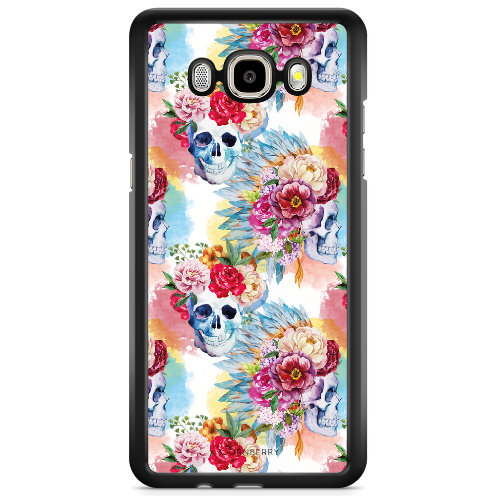 Samsung Galaxy J5 (2015) Case - Skulls And Flowers