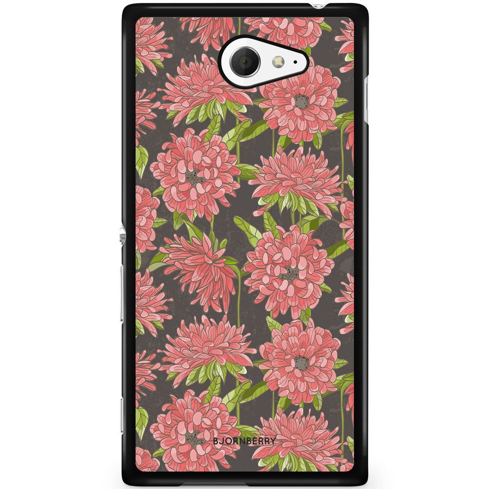 Sony Xperia M2 Aqua Case - Floral Pattern