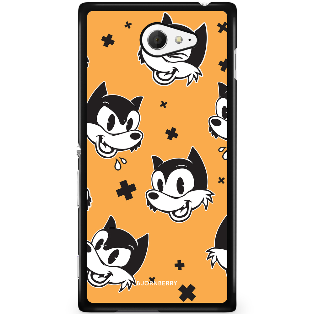 Sony Xperia M2 Aqua Case - Vintage Wolves