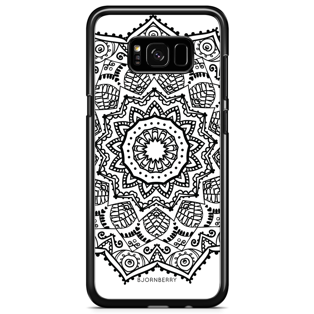 Samsung Galaxy S8 Plus Case - Black Mandala