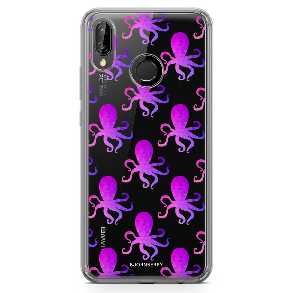 Huawei P20 Lite Fashion Case - Octopus Pattern