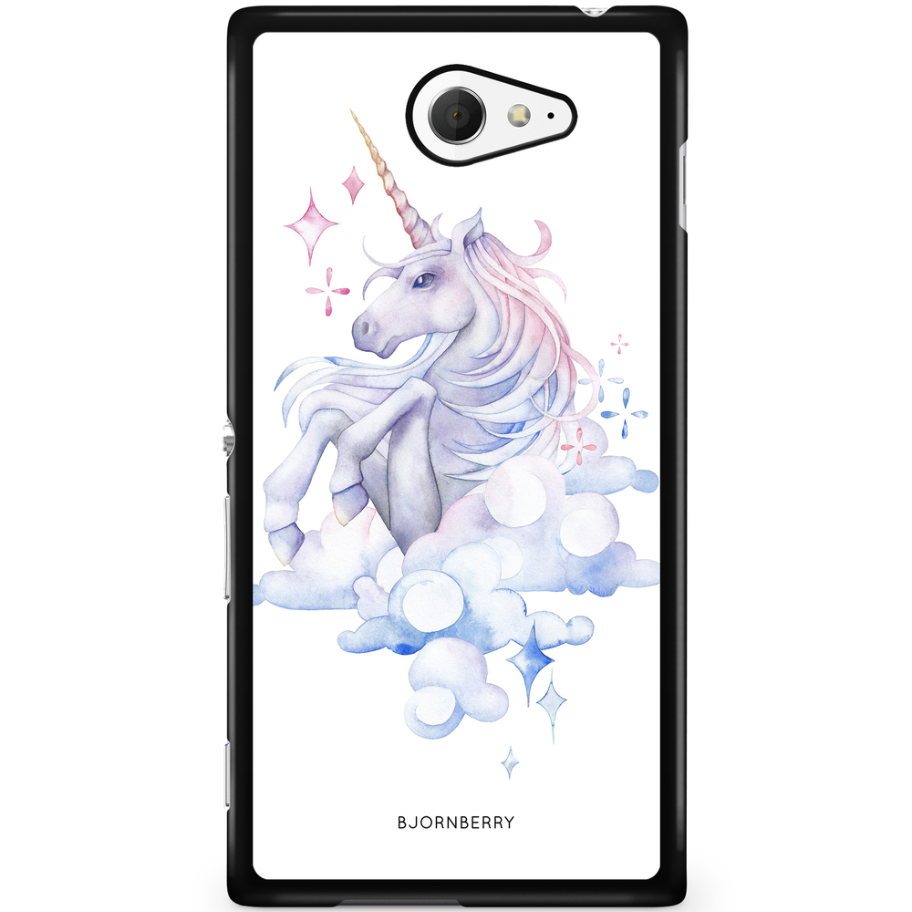 Sony Xperia M2 Aqua Case - Watercolor Unicorn