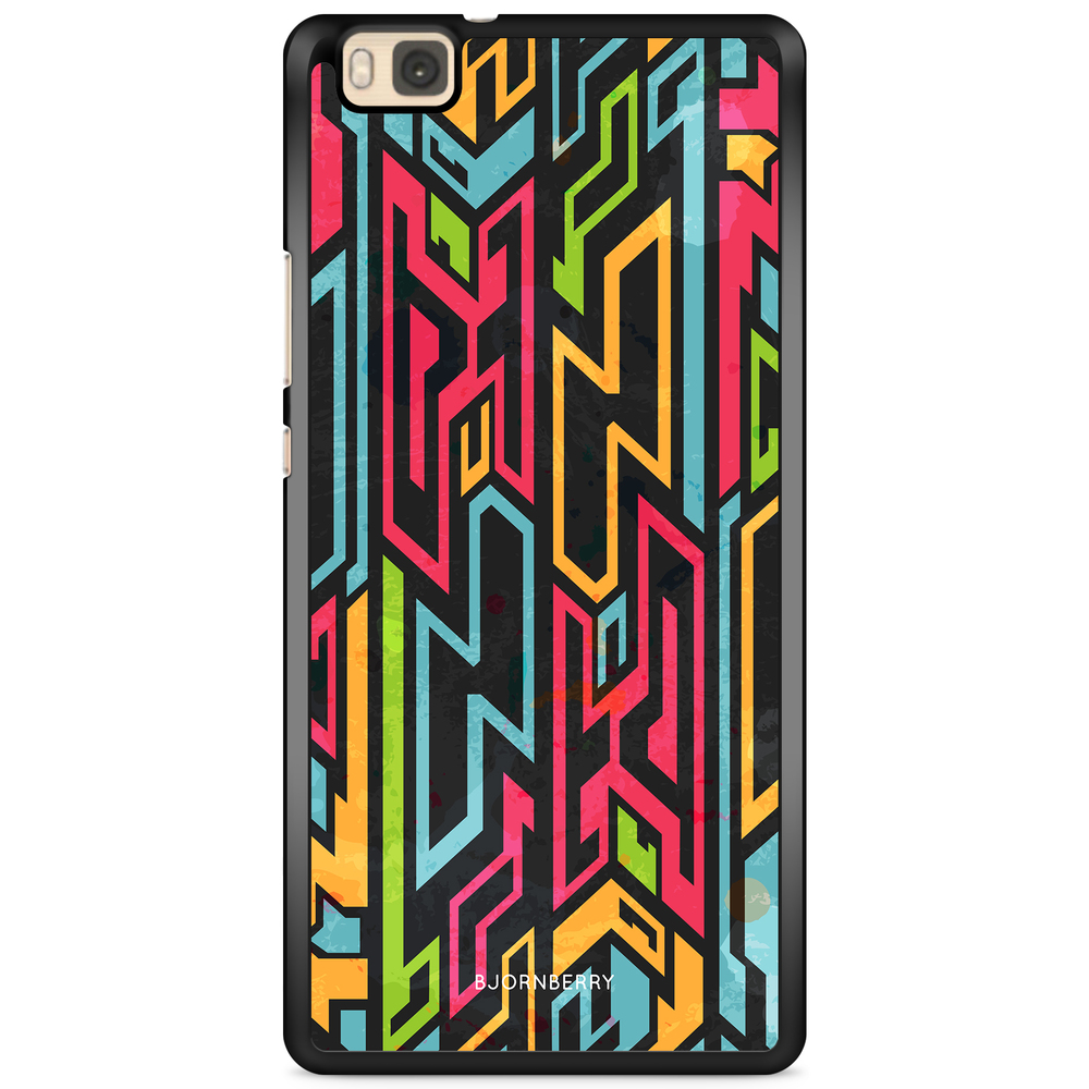 Huawei P8 Lite Case - Colored Tribal