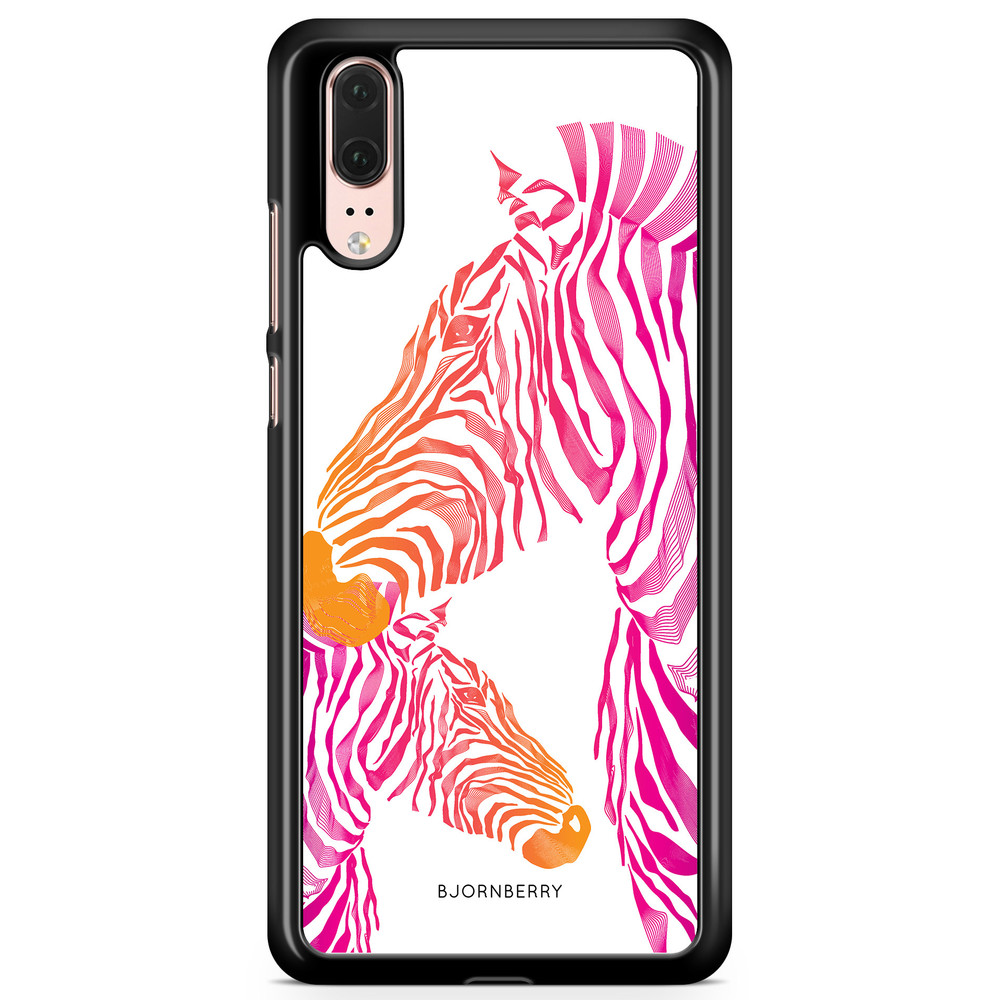 Huawei P20 Case - Pink Zebras