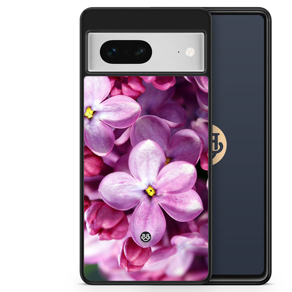 Google Pixel 7 Case - Purple Spring Flower