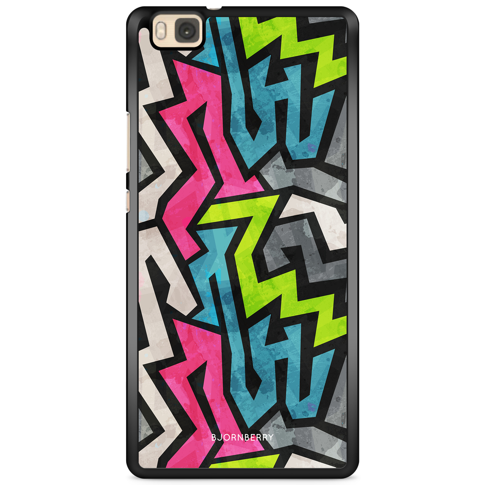Huawei P8 Lite Case - Grunge Graffiti