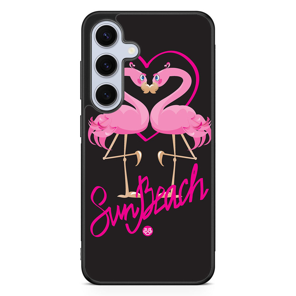Samsung Galaxy S24 5G Case - Sun Beach Flamingo