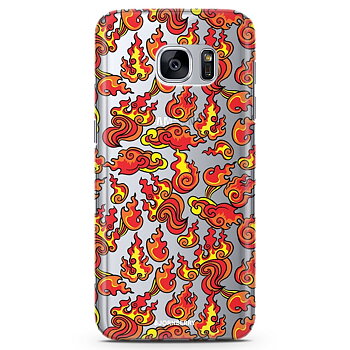 Samsung Galaxy S6 TPU Skal - Eld