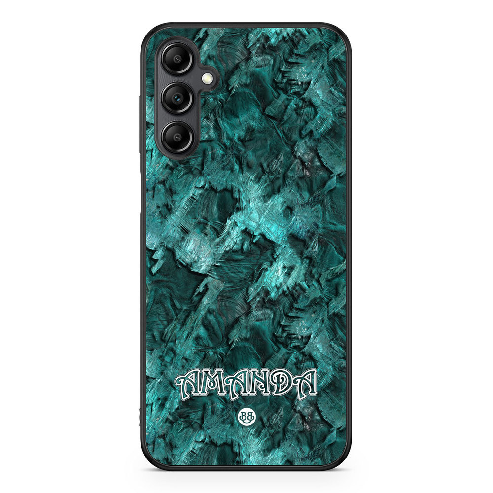 Samsung Galaxy A14 4G/5G Custom Skal - Green Name