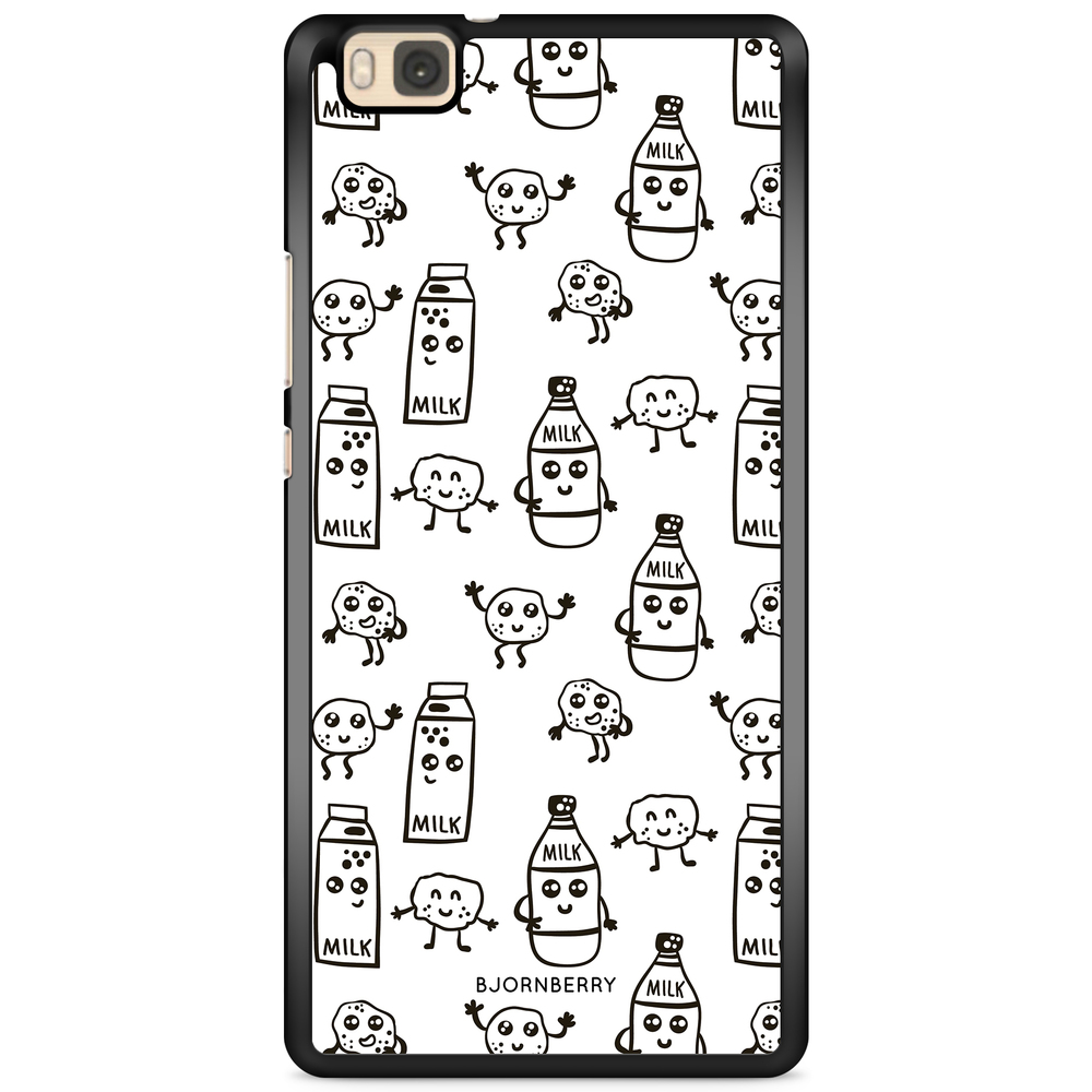 Huawei P8 Lite Case - Milk and Cookies