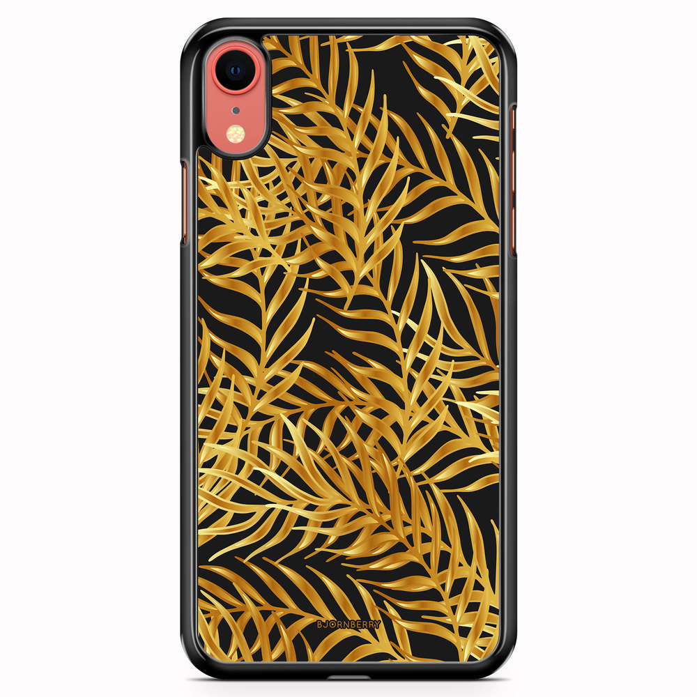 iPhone XR Case - Gold Palm