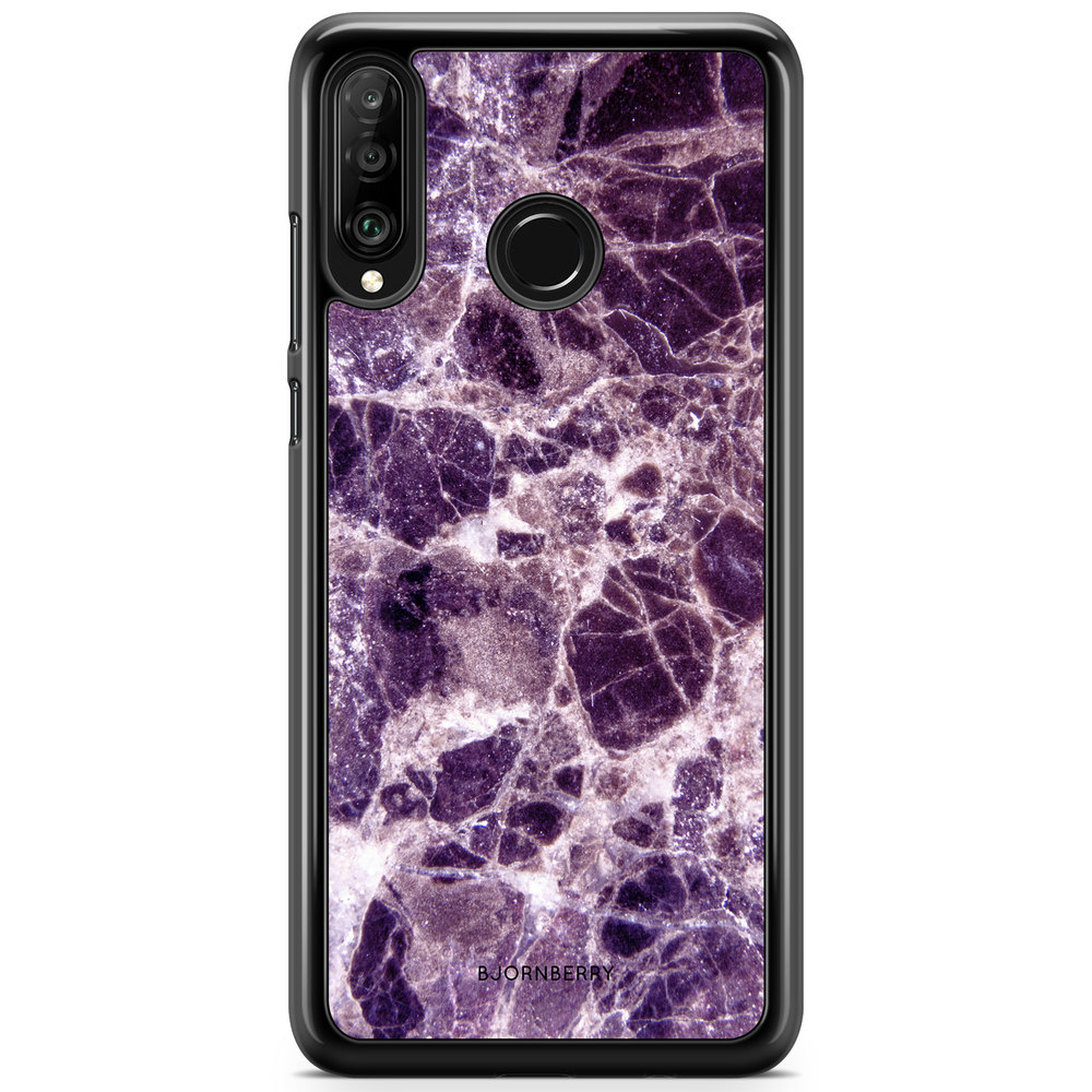 Huawei P30 Lite Case - Purple Marble