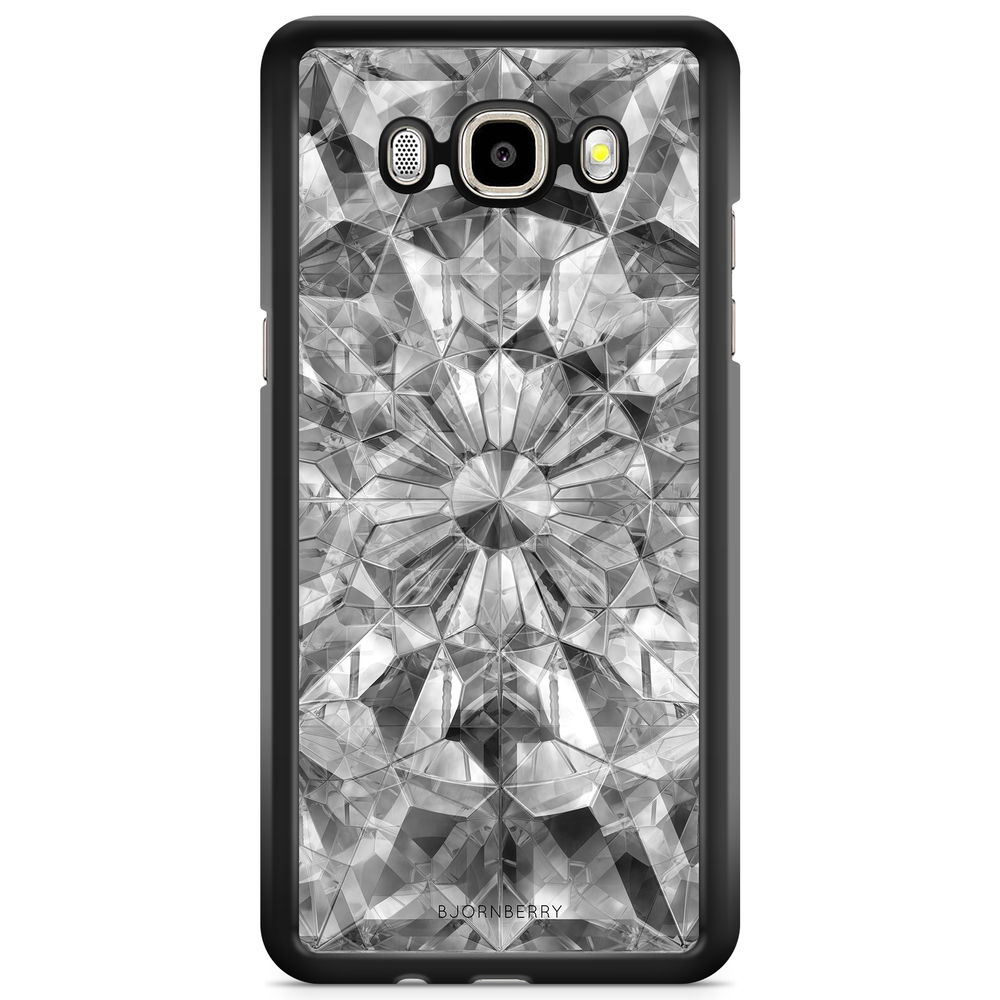 Samsung Galaxy J5 (2015) Case - Grey Crystals
