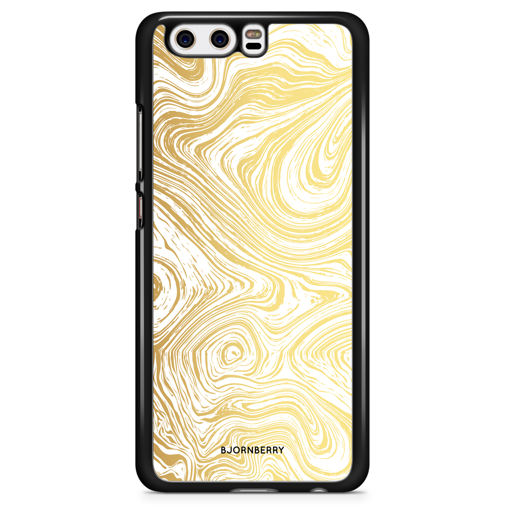 Huawei P10 Case - Gold Marble