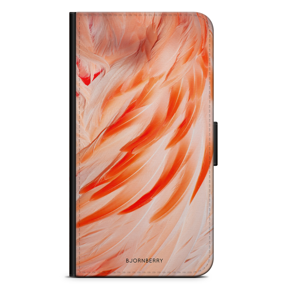 Xiaomi Mi A2 Lite Wallet Case - Flamingo Feathers