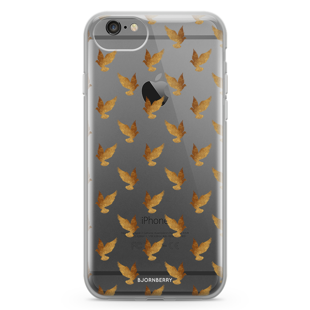 iPhone 6/6s Fashion Skal - Guld Duvor