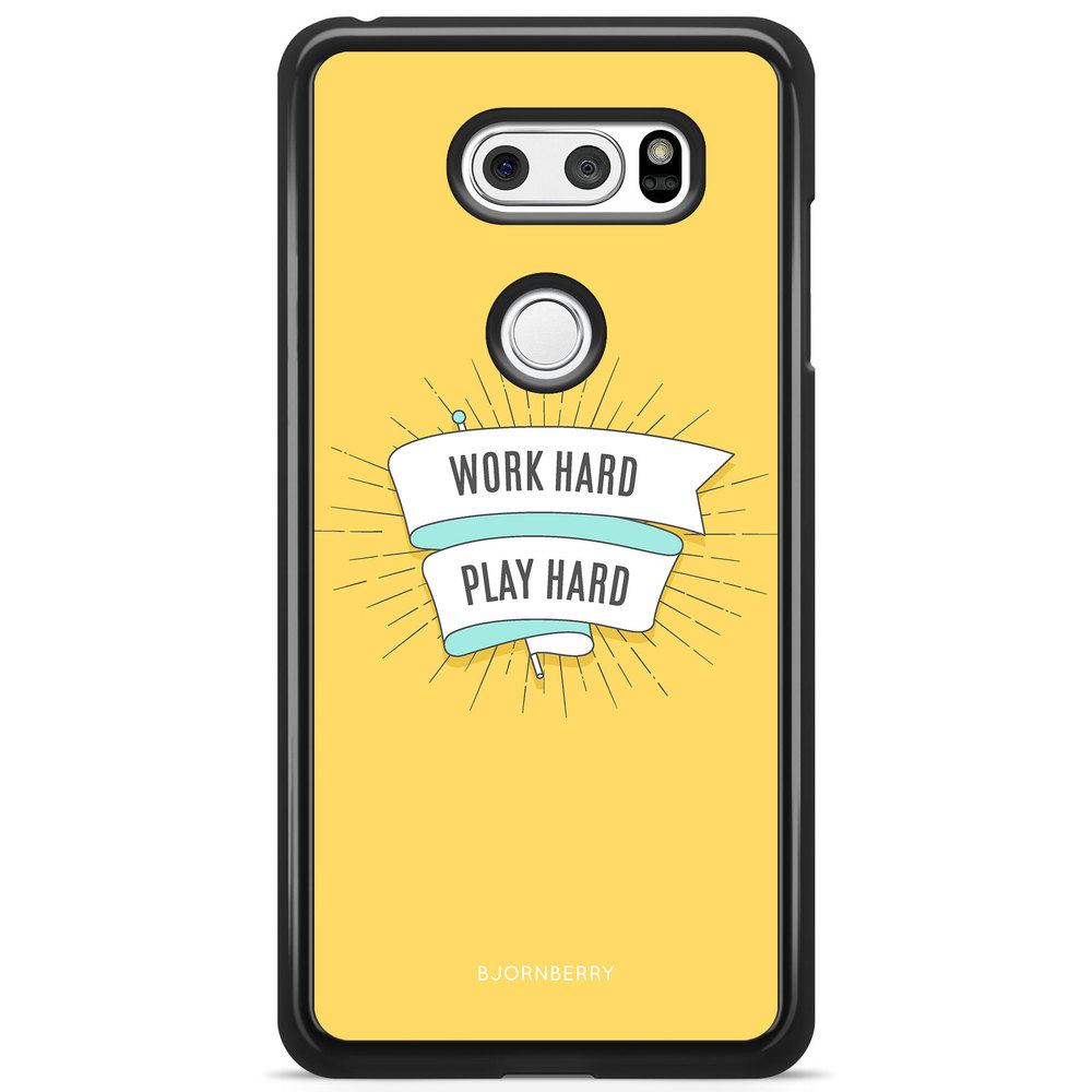 LG V30 Case - Work hard play hard