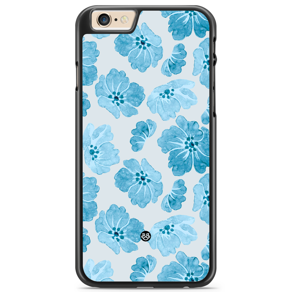 iPhone 6 Plus/6s Plus Case - WILD BLOOM - Blue Petals
