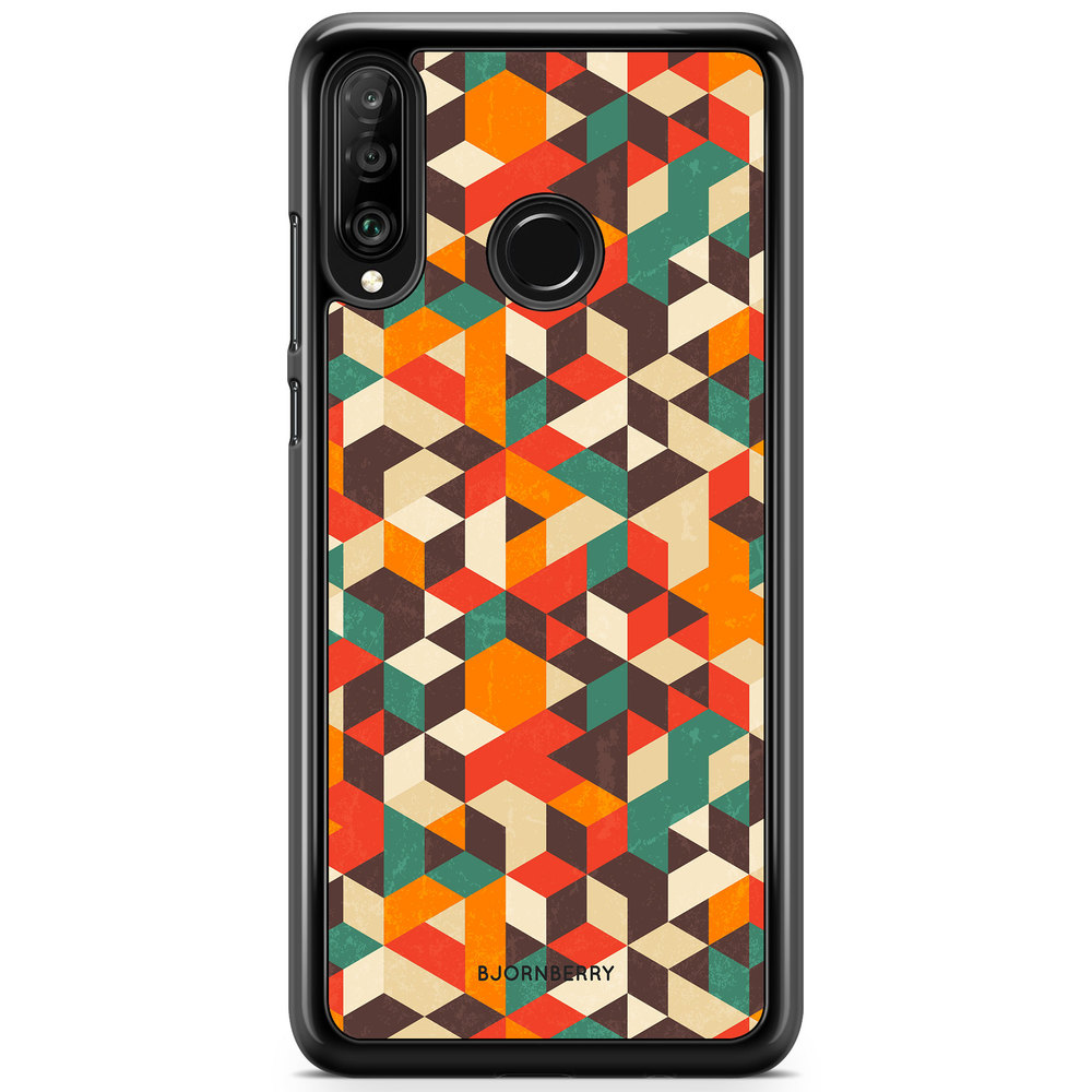 Huawei P30 Lite Case - Retro Geometric