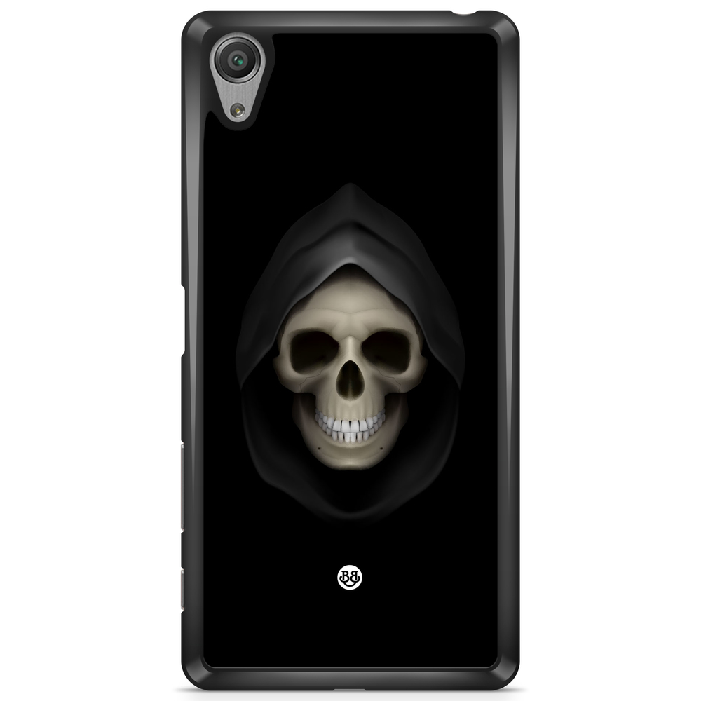 Sony Xperia L1 Case - Svart Dödskalle