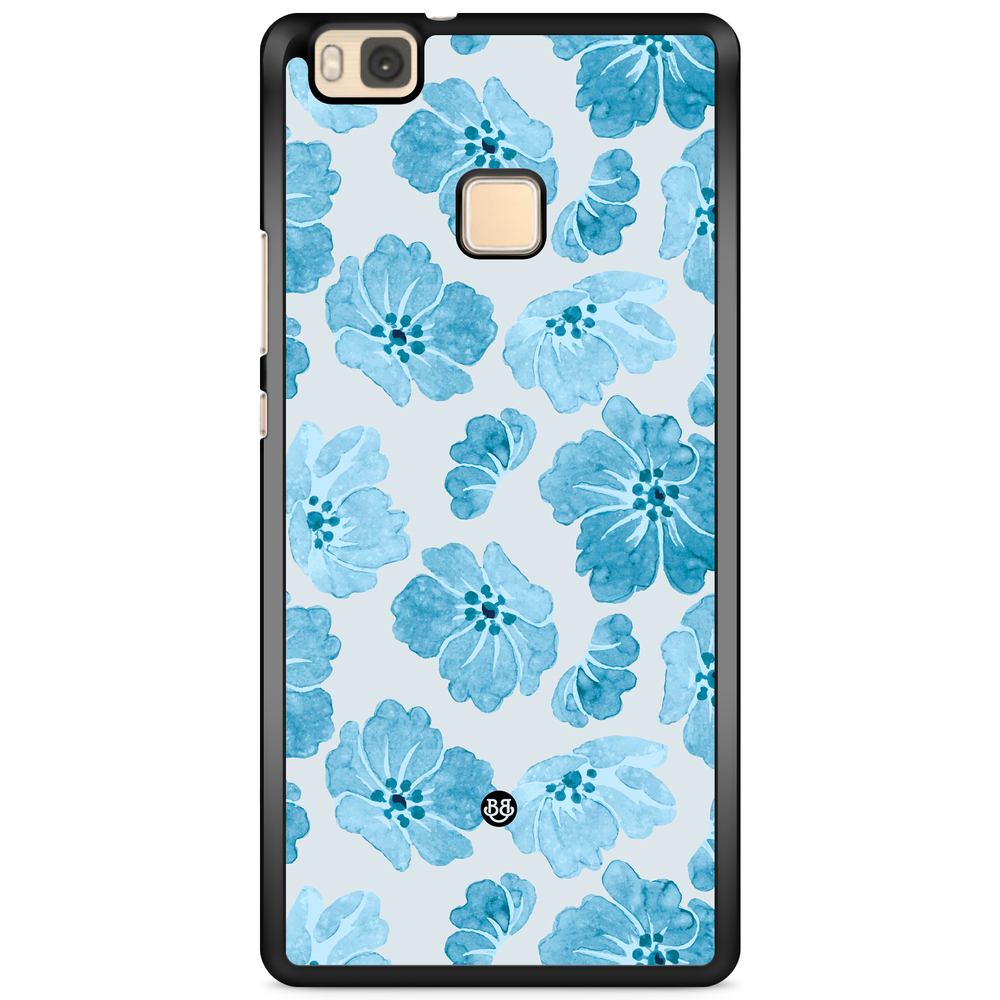Huawei P9 Lite Case - WILD BLOOM - Blue Petals