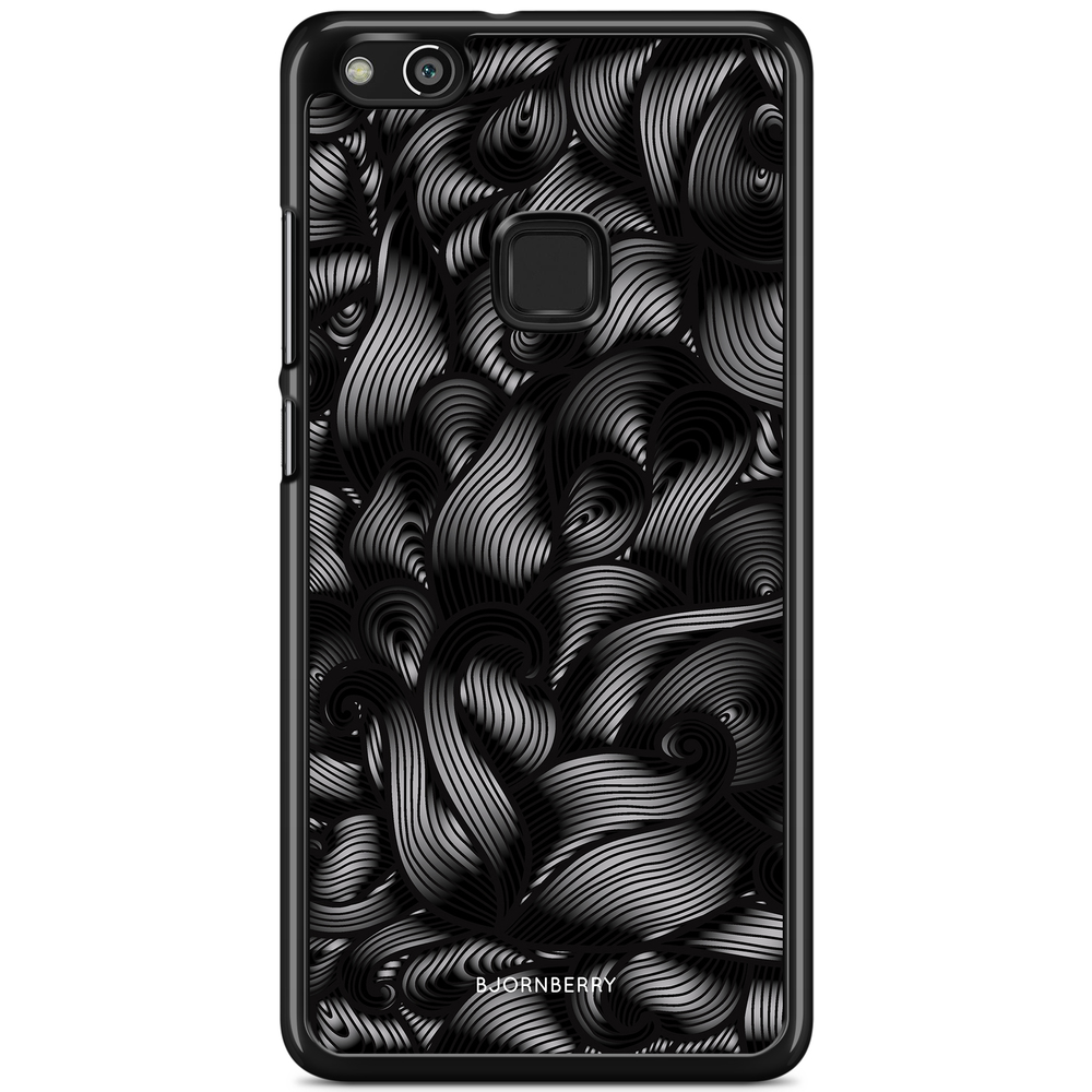 Huawei P10 Lite Case - Black Waves