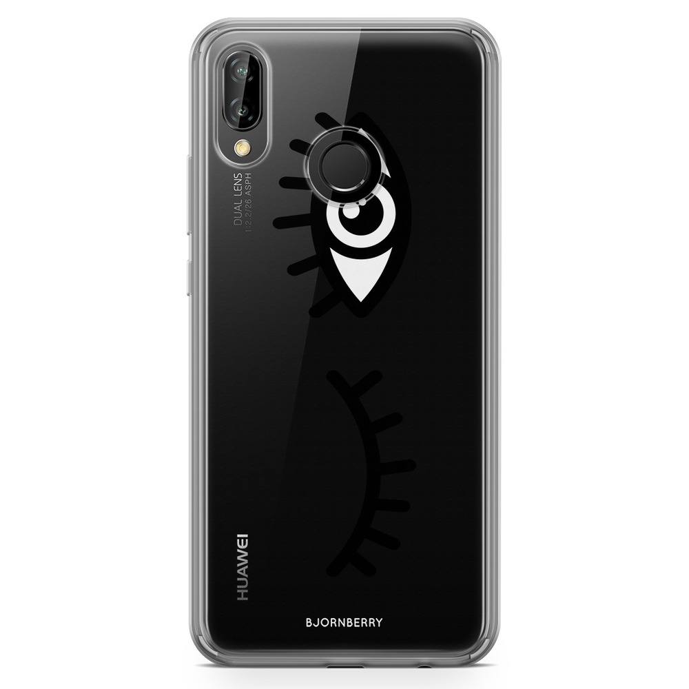 Huawei P20 Lite Fashion Case - Black Eyes