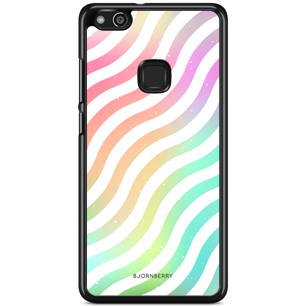 Huawei P10 Lite Case - Wavy Rainbow