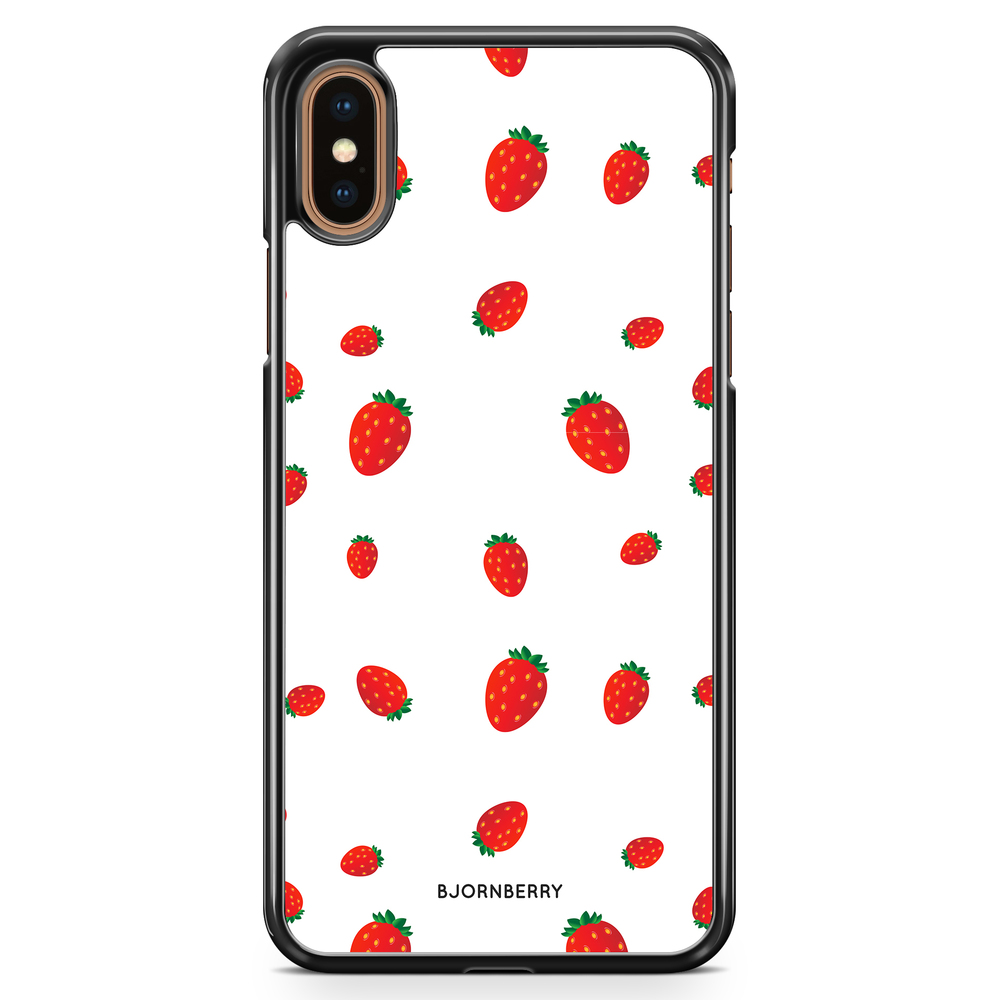 iPhone XS Max Case - Strawberry Pattern