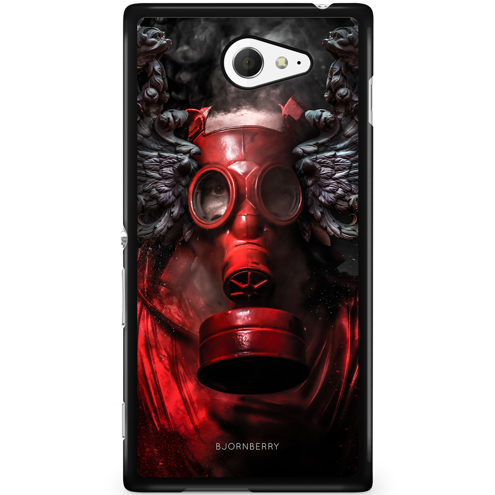 Sony Xperia M2 Aqua Case - Gas Mask