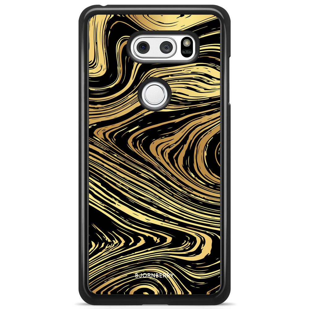 LG V30 Case - Gold Marble