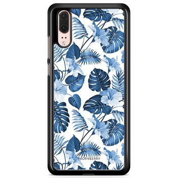 Huawei P20 Skal - Blå Blommor