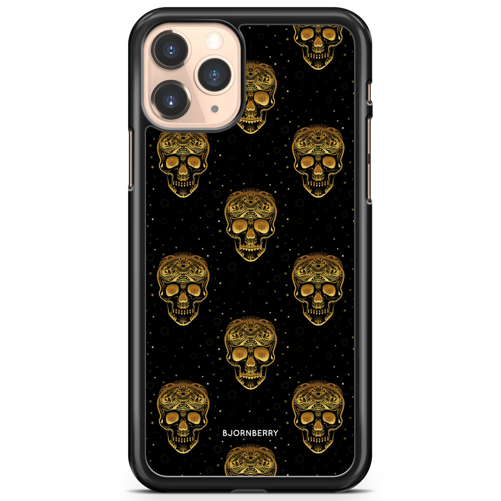 iPhone 11 Pro Case - Gold Skulls