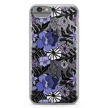 iPhone 6/6s Fashion Case - Purple Flowers