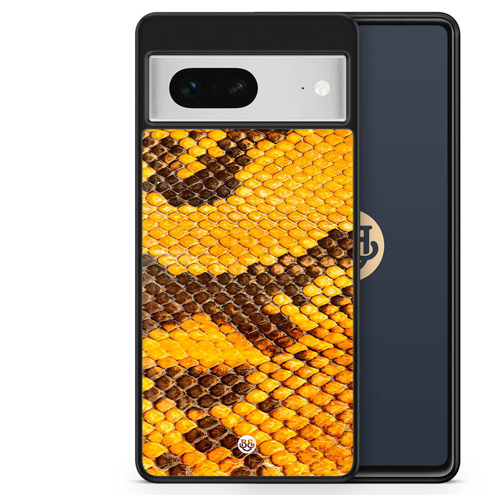 Google Pixel 7 Case - Yellow Snake