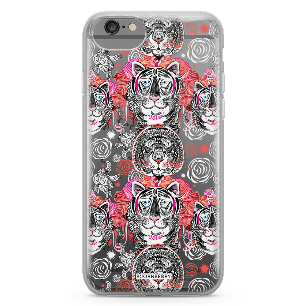 iPhone 6/6s Fashion Skal - Teknade Tigrar