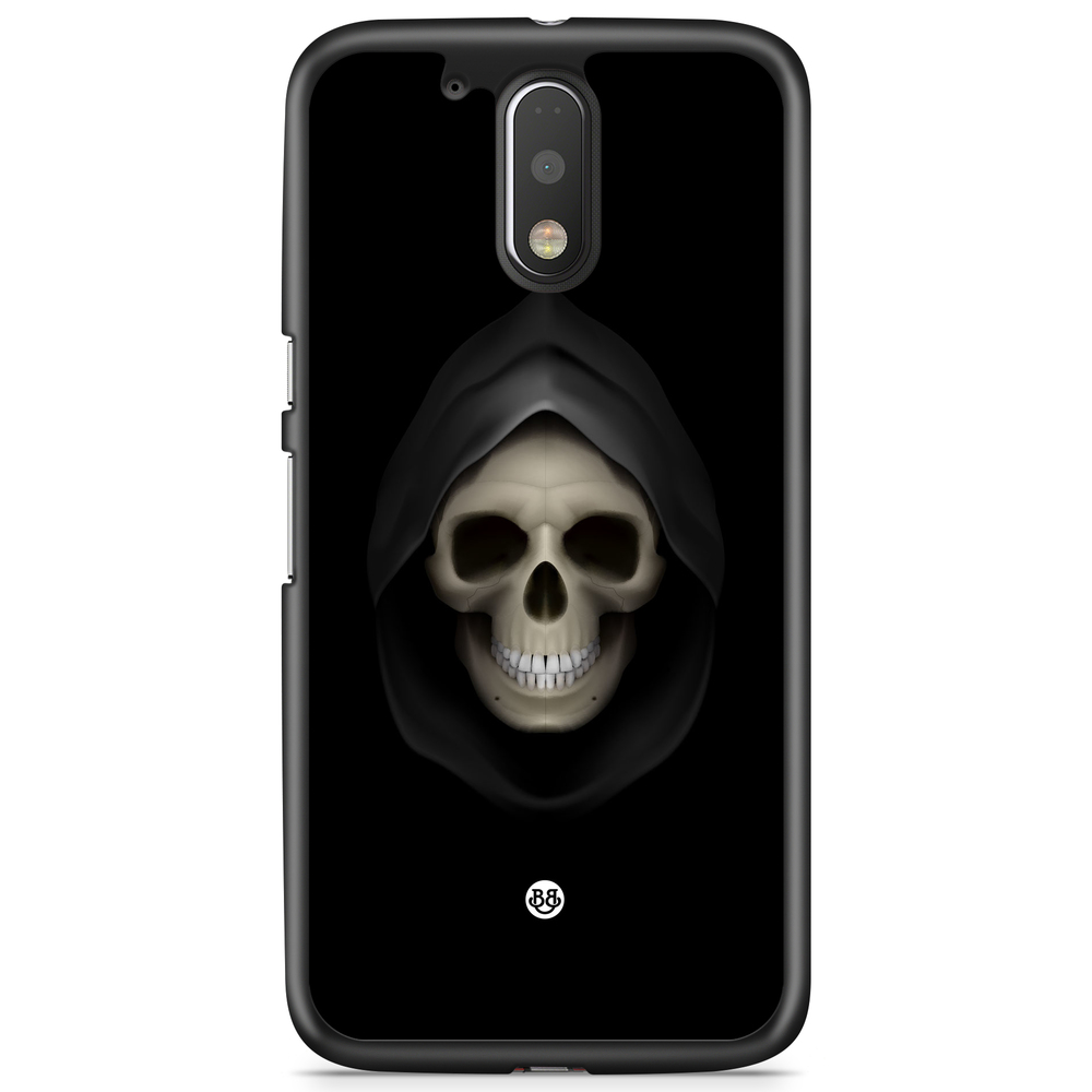 Moto G4/G4 Plus Case - Svart Dödskalle