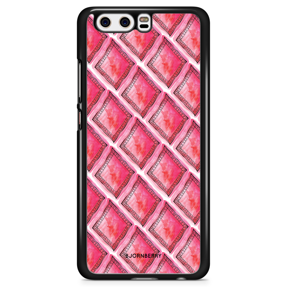 Huawei P10 Case - Red Rhombus