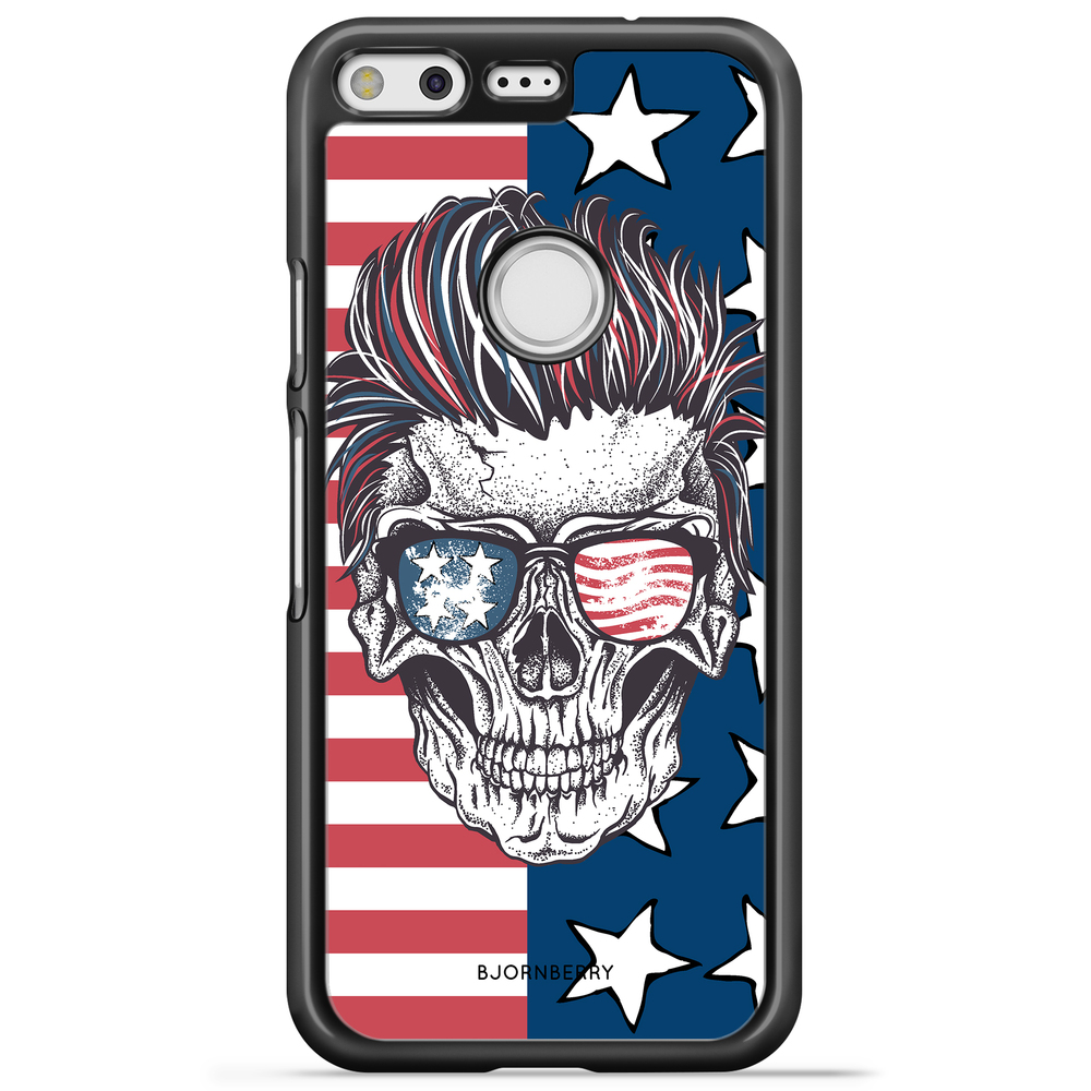 Google Pixel Case - USA Skull