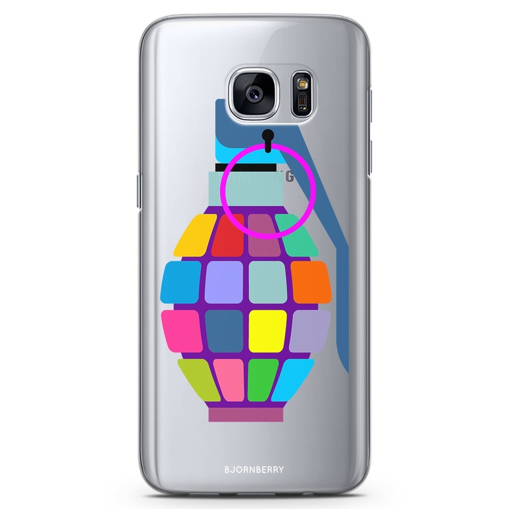 Samsung Galaxy S6 TPU Case - Color Hand Granade