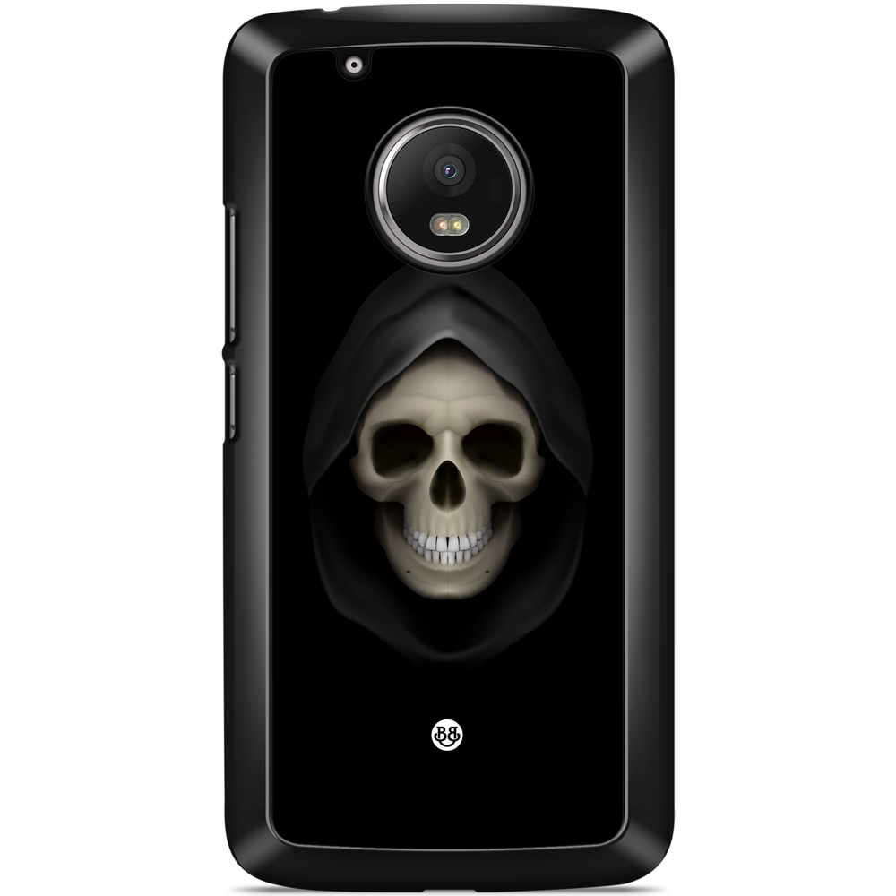Moto G5 Plus Case - Svart Dödskalle
