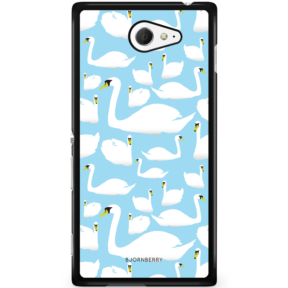 Sony Xperia M2 Aqua Case - Swan