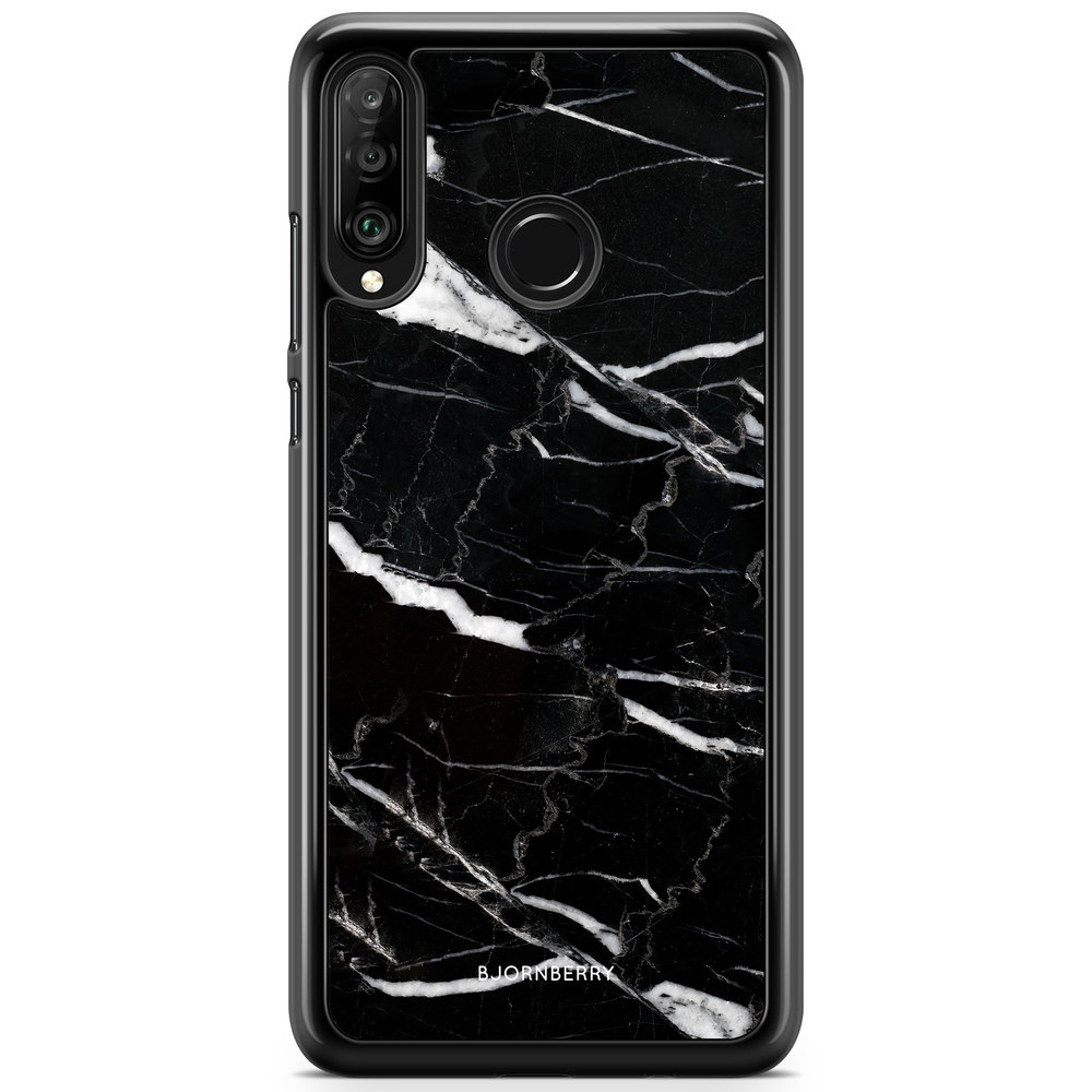 Huawei P30 Lite Case - Black Marble