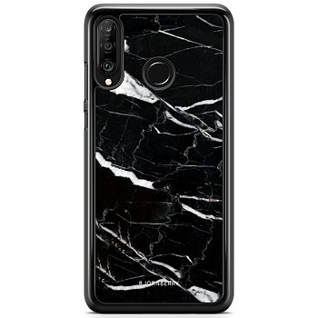 Huawei P30 Lite Case - Black Marble