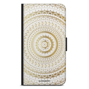 Huawei P10 Wallet Case - Gold Mandala