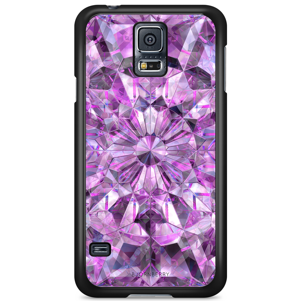 Samsung Galaxy S5/S5 NEO Case - Purple Crystals