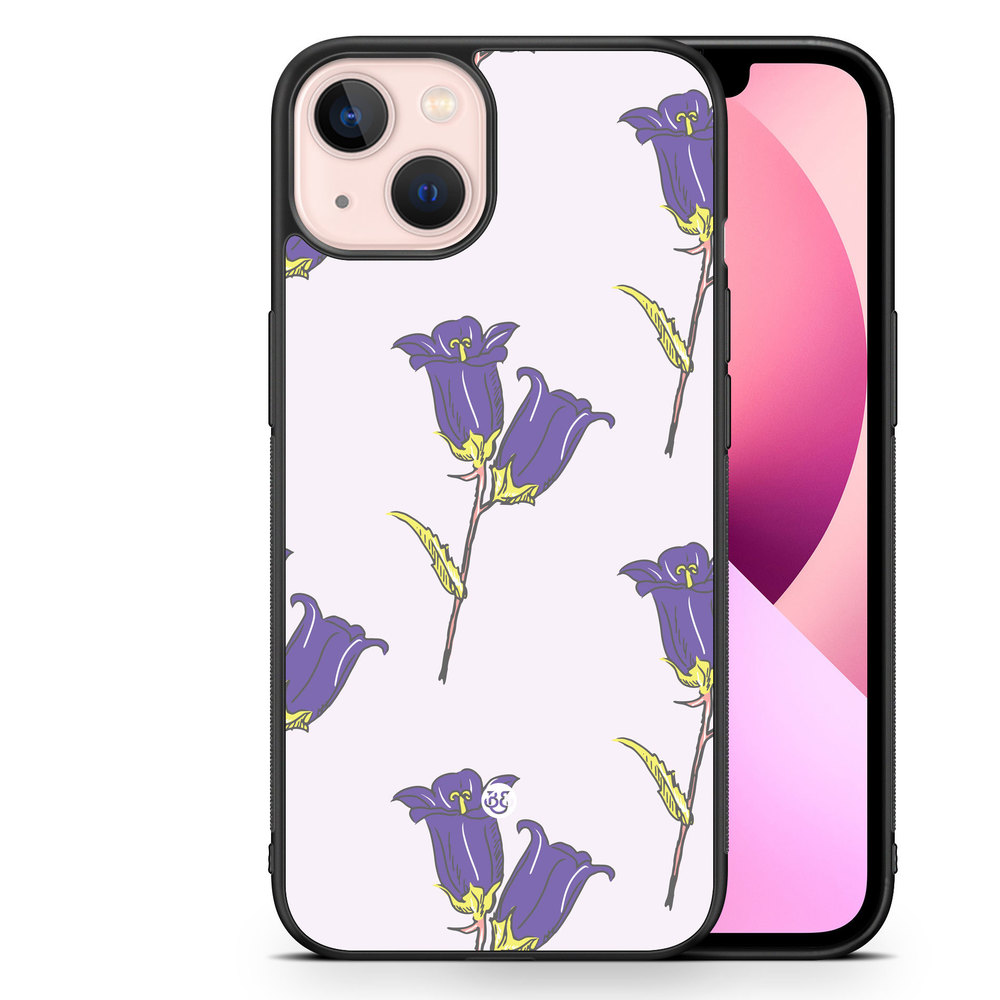 iPhone 13 Case - Wild Purple Flowers