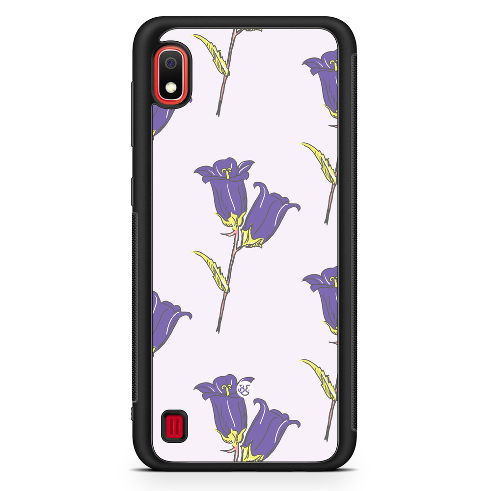 Samsung Galaxy A10 Case - Wild Purple Flowers