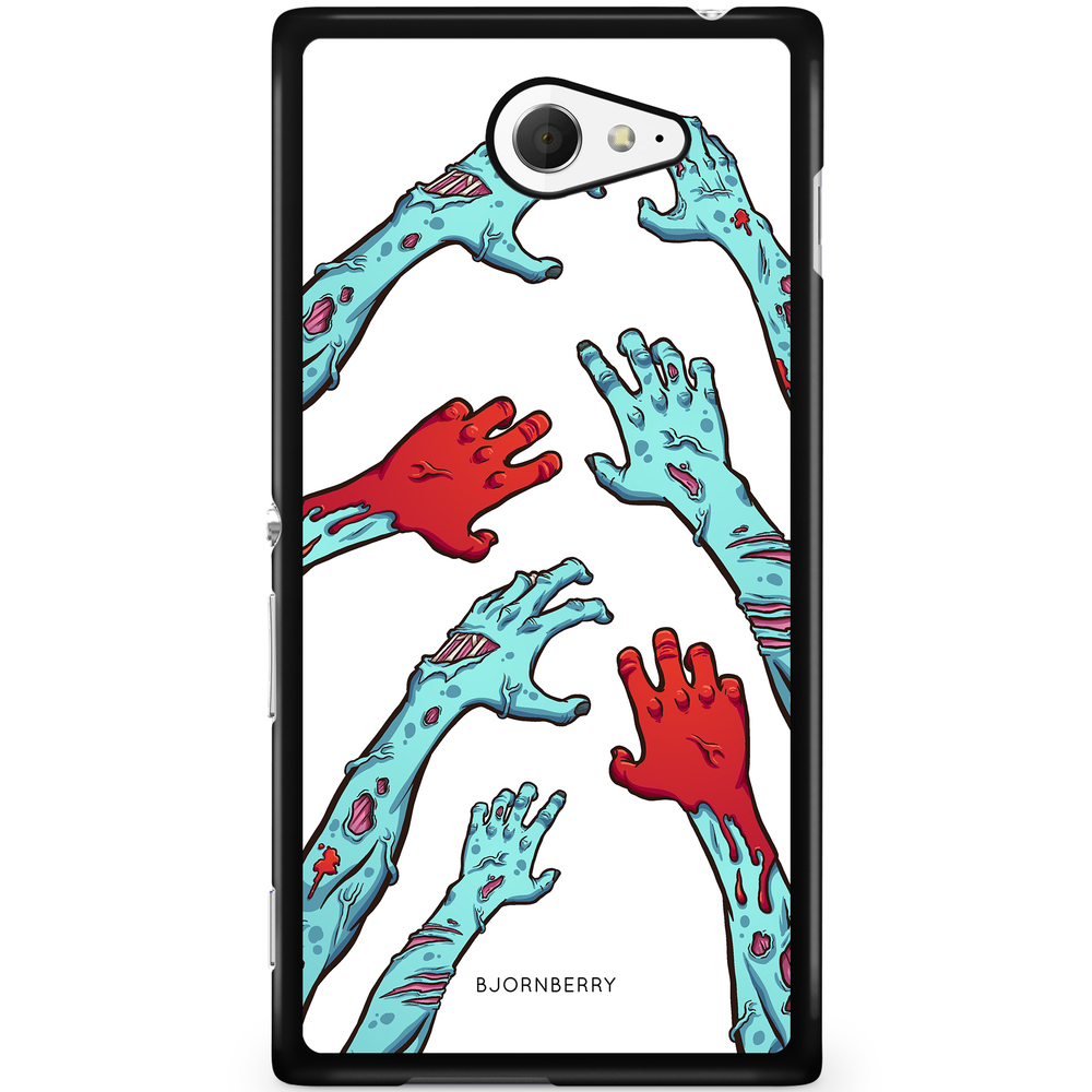 Sony Xperia M2 Aqua Case - Zombi Hands